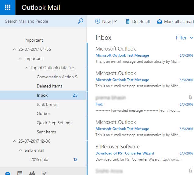 Import MSG to Office 365 Cloud Correctly in Actual Folder Structure