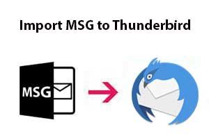 Import MSG to Thunderbird