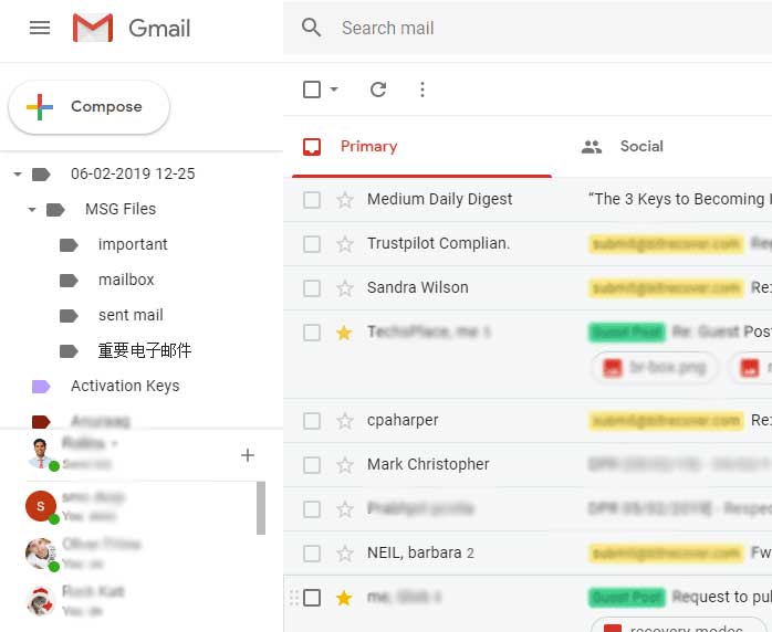 login to your Google Gmail account
