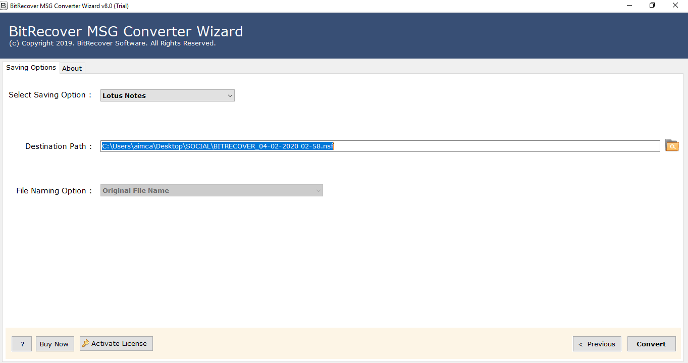 open msg files in lotus notes